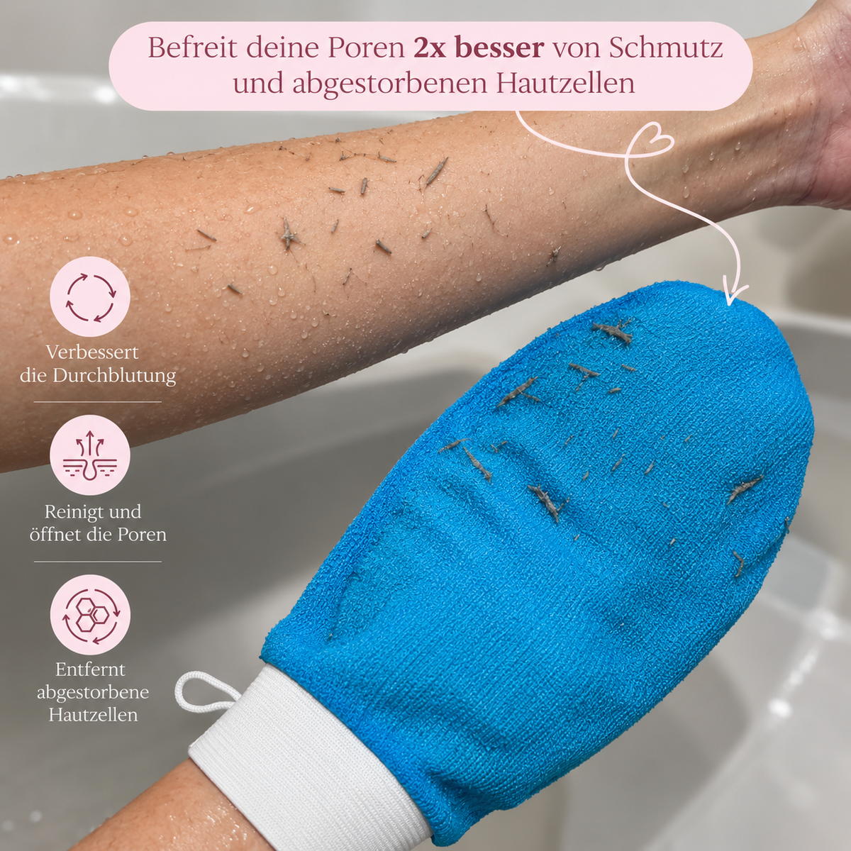 SoftTouch™ – Peeling-Handschuh (Im Set inklusive)