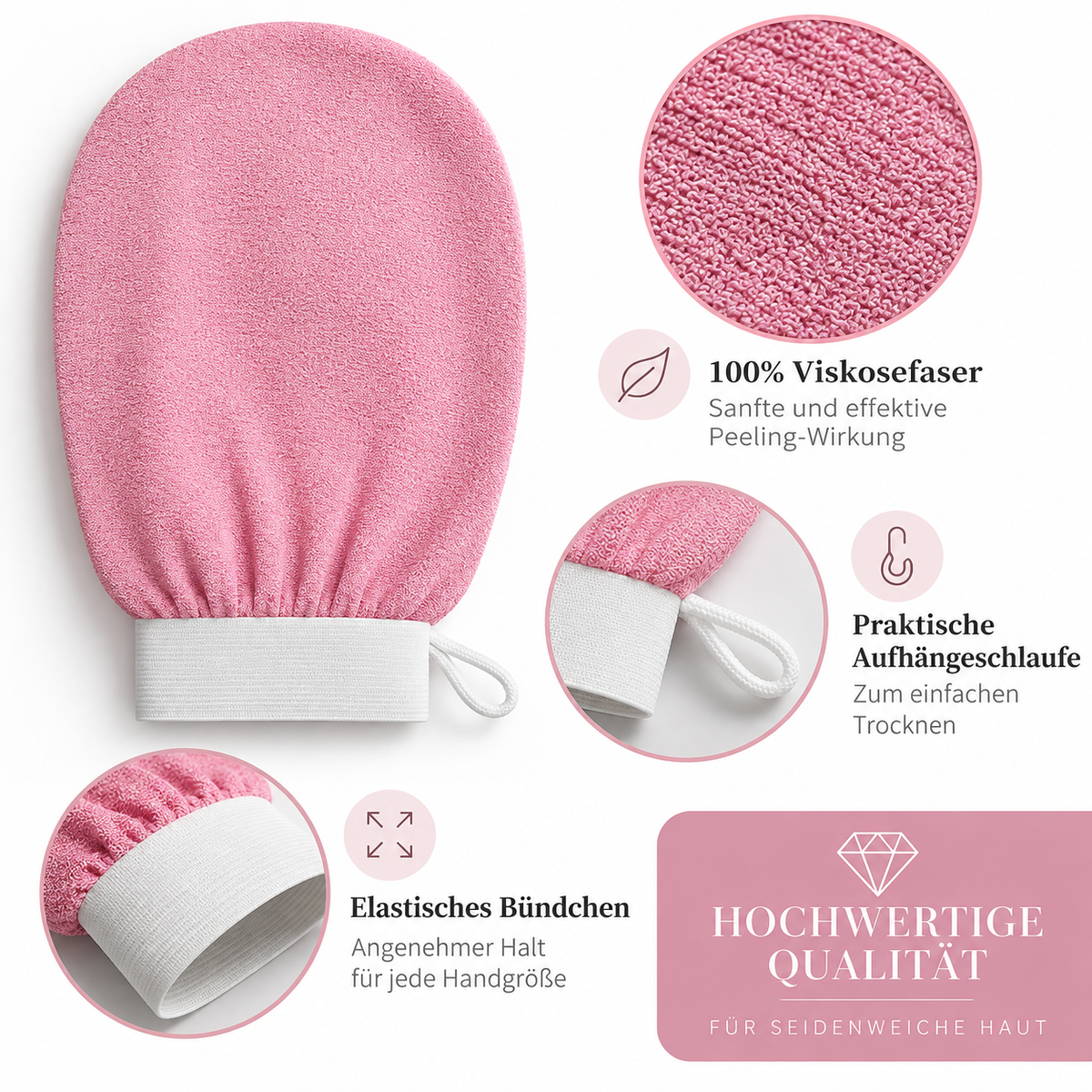 SoftTouch™ – Peeling-Handschuh (Im Set inklusive)