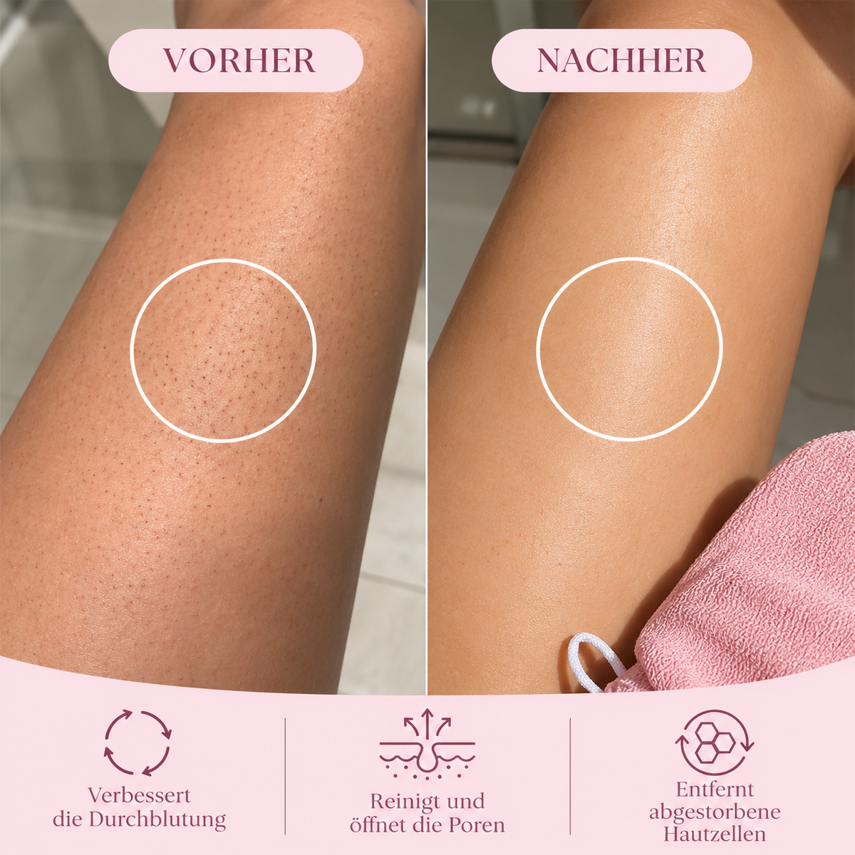 SoftTouch™ – Peeling-Handschuh (Im Set inklusive)